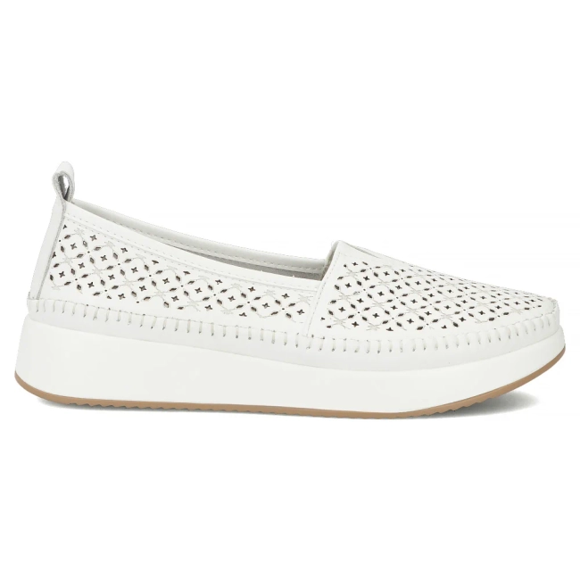 Leather shoes Filippo DP4555/26 WH white