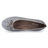 Baleriny Jana Soft Line 8-22163-20 942 srebrne