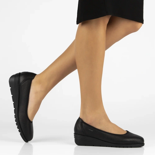 Leather Shoes Rieker L5360-00 black