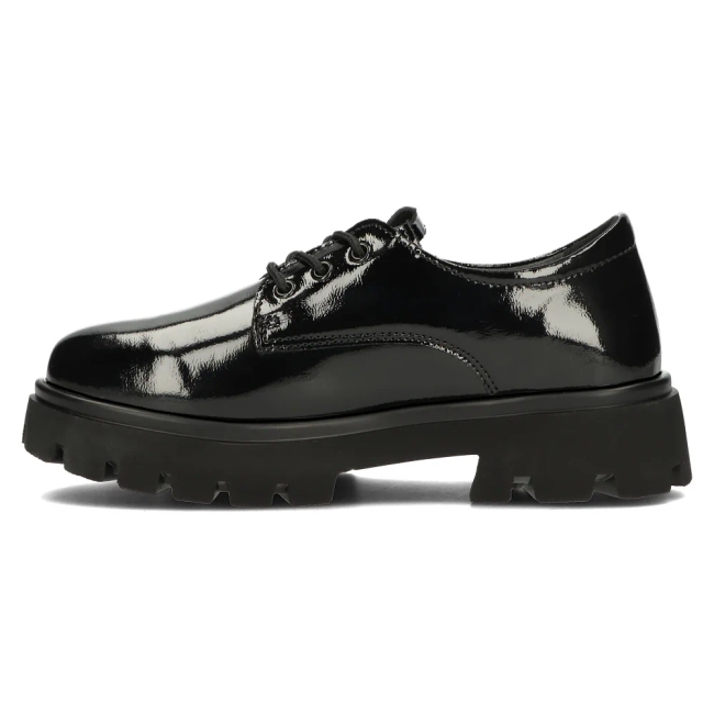 Leather shoes Filippo DP4729/23 BK L black