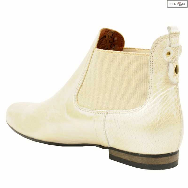 Ankle boots LEMAR 30001 puree zł/b+reptile zł/b 8022606