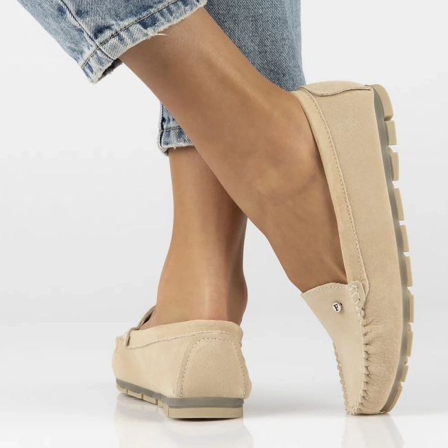 Leather loafers Filippo DP2037/24 BE beige