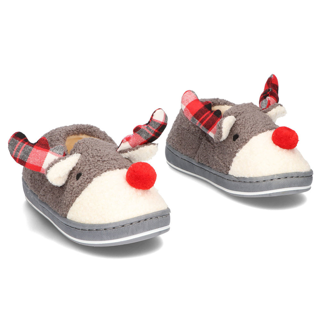 Slippers reindeer gray YL31