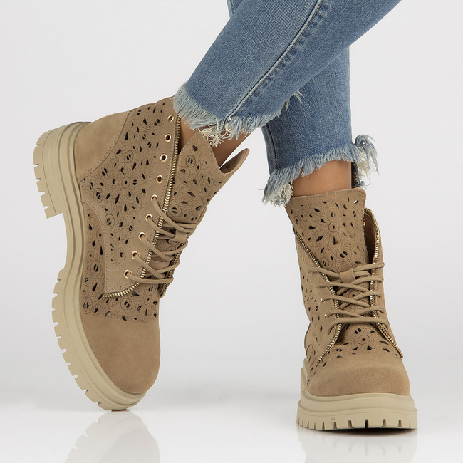 Leather Filippo boots DBT3716/22 BE beige