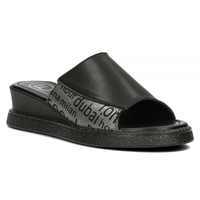 Leather flip-flops Filippo DK4402/23 BK black