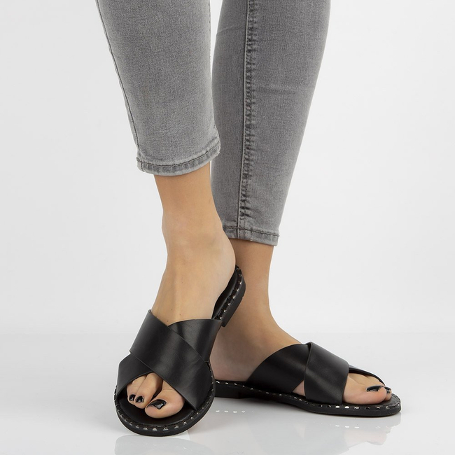 Slippers Filippo DK691/20 BK black