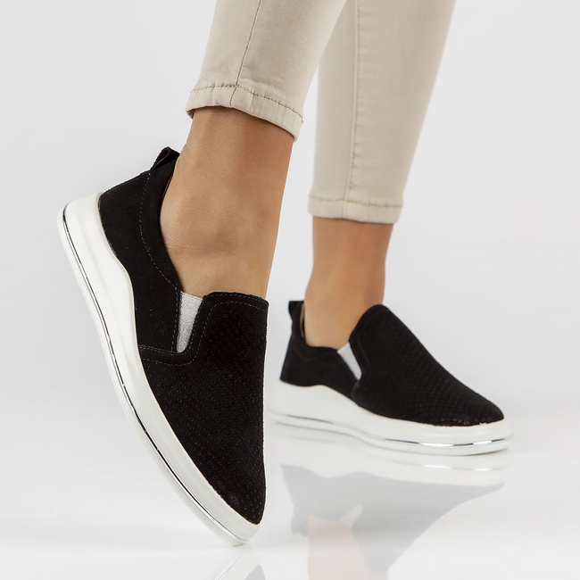 Leather shoes Filippo DP3622/22 BK black