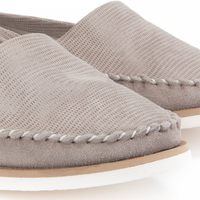 Mokasyny NESSI 17122 Szary Lizaro+Szary 19