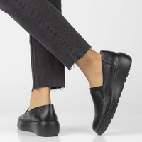 Leather shoes Filippo DP4197/22 BK black