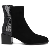 Leather ankle boots Filippo DBT8194/26 BK CR black