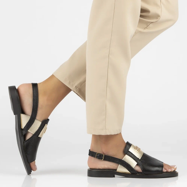 Leather sandals Filippo 40385 black