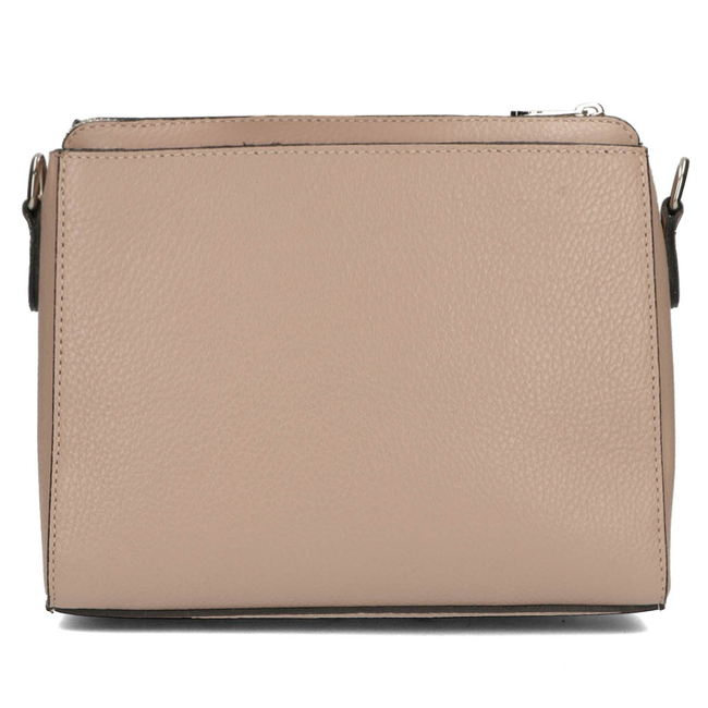 Handbag Toscanio Leather Messenger Bag A179 dark pink