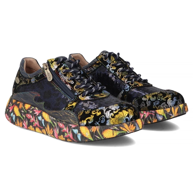 Leather shoes Laura Vita nikito 09 blue