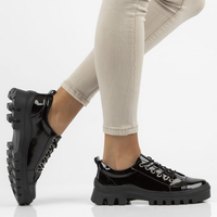 Leather shoes FILIPPO DP3522/22 BK black