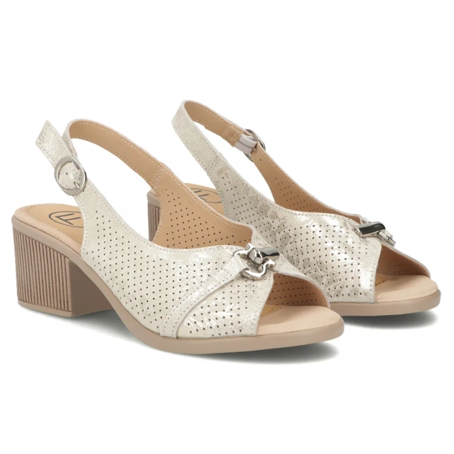 Leather sandals Filippo DS7645/26 GO gold