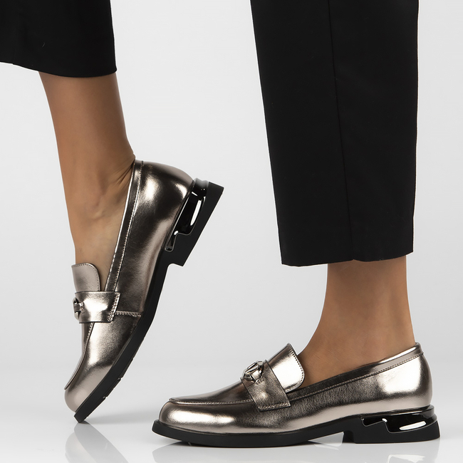 Leather lords Filippo DP7071/25 GN gun metal