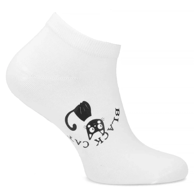 Women's Socks MY2007 Cat white