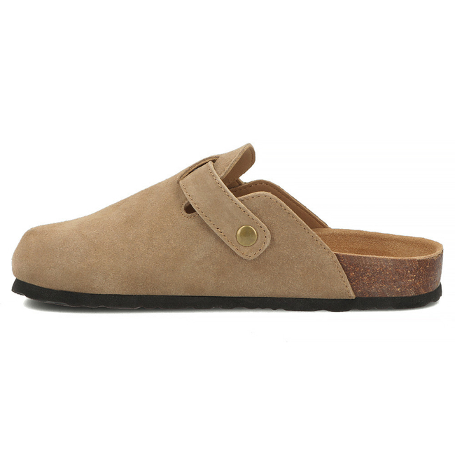 Leather flip-flops Filippo DK7918/26 TP taupe