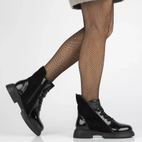 Leather ankle boots Filippo DBT6364/24 BK black