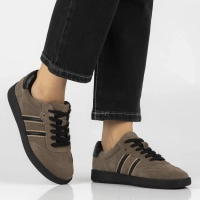 Skórzane sneakersy Filippo DP7984/26 BR brązowe