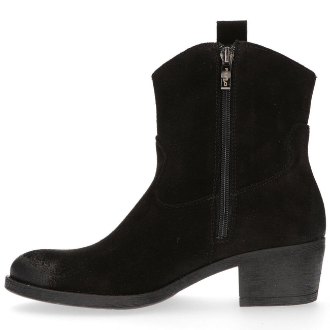 Botki Filippo 30051 Welur Czarny