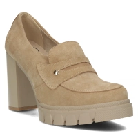 Leather shoes Filippo DP4671/24 BE beige