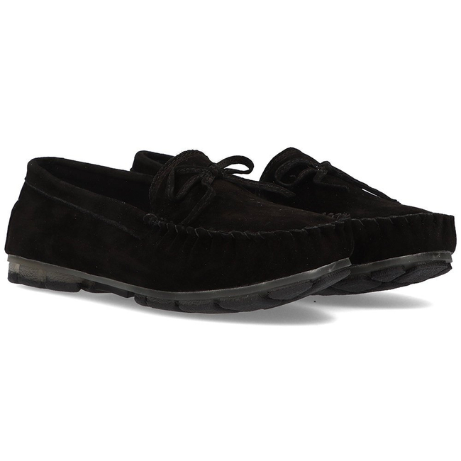 Leather loafers Filippo DP1204/21 BK black