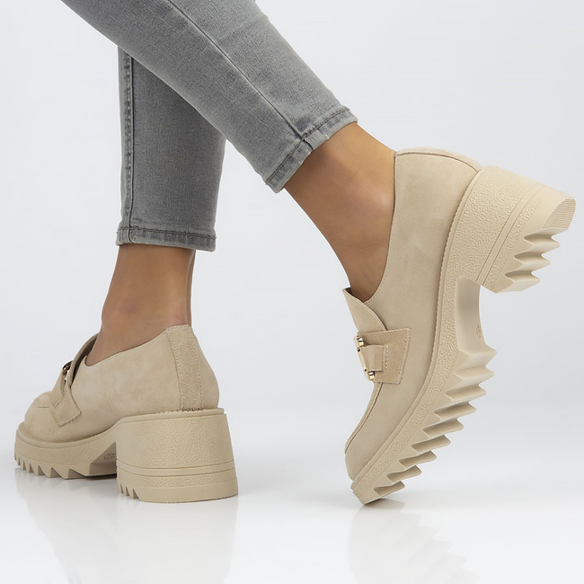 Suede ankle boots Filippo 20107 beige