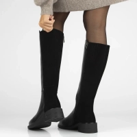 Leather boots Filippo DKZ7233/25 BK black