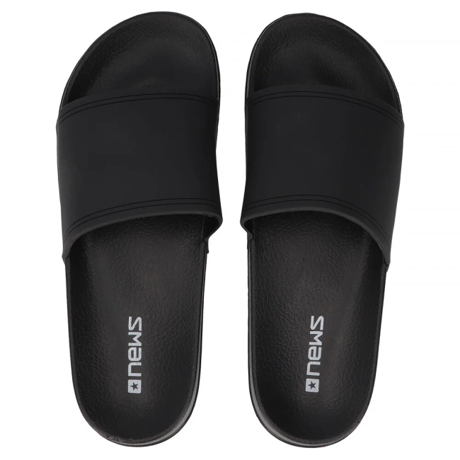 Slippers News 25MN97-8802 black