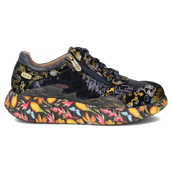 Leather shoes Laura Vita nikito 09 blue