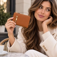 Brown wallet Lafretto