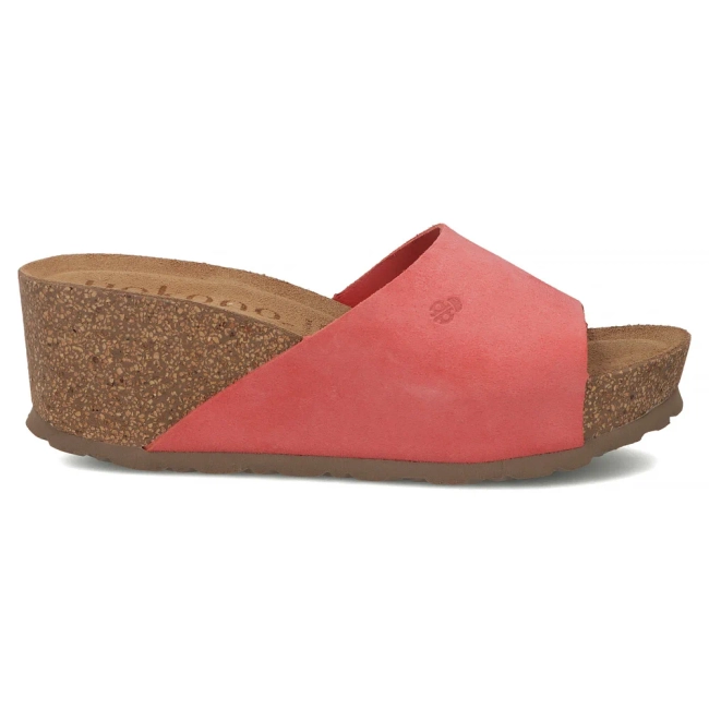 Leather flip-flops Yokono BARI-265 SERRAJE SUNSET pink