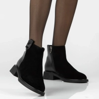Leather ankle boots Filippo DBT8249/26 BK black