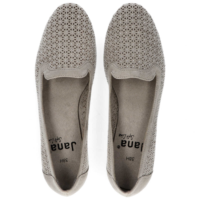 Półbuty Jana 8-24265-24 204 Light Grey