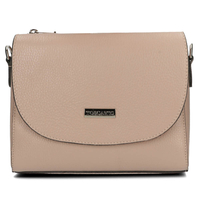 Handbag Toscanio Leather Messenger Bag A179 dark pink