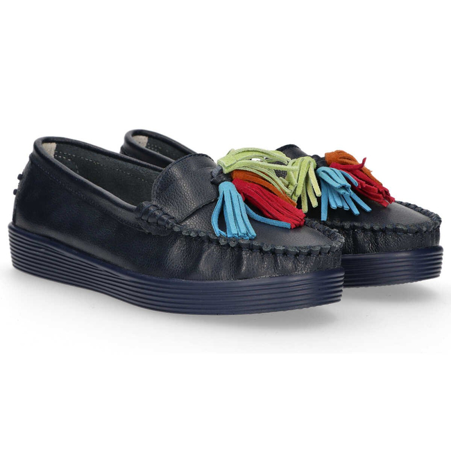 Mokasyny Filippo DP1261/20 NV Navy