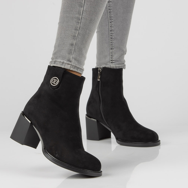 Botki Filippo DBT3103/21 BK czarne