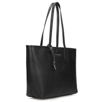 Black leather handbag Toscanio G148