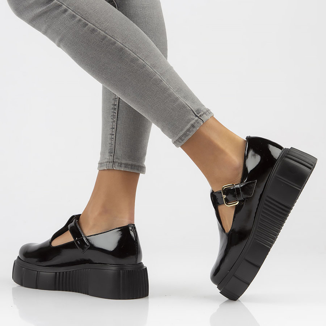 Skórzane półbuty Filippo 20102 czarne