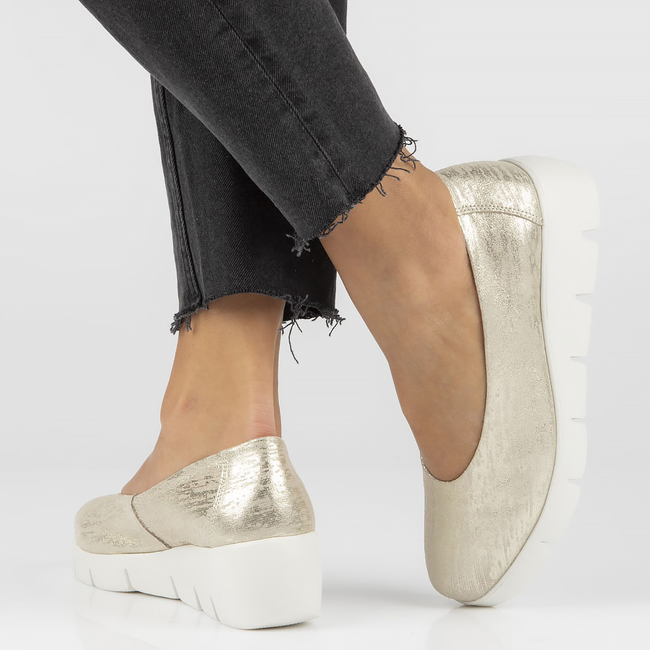 Leather shoes DP4560/23 GO gold