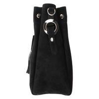 Handbag Filippo leather 1925 suede BLACK