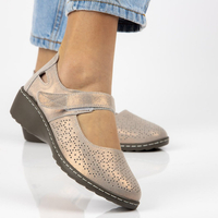 Leather shoes Filippo DP1319/20 GO gold