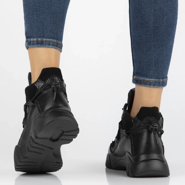 Leather ankle boots Filippo DBT6367/24 BK black