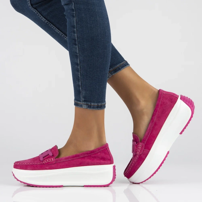 Leather shoes Filippo DP6132/25 FH pink