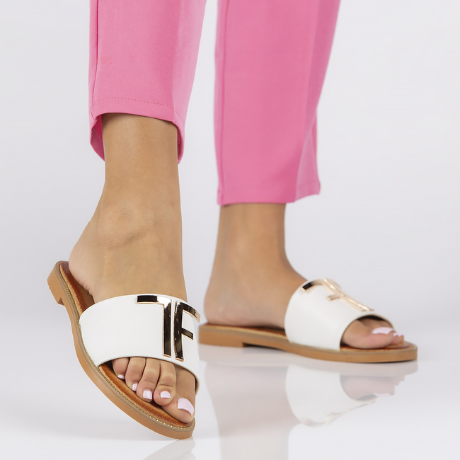 Slippers Filippo DK2103/22 WH white