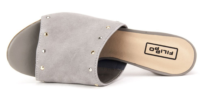 Slippers Filippo 1353 Grey Suede