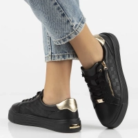 Leather shoes Filippo DP7493/25 BK black