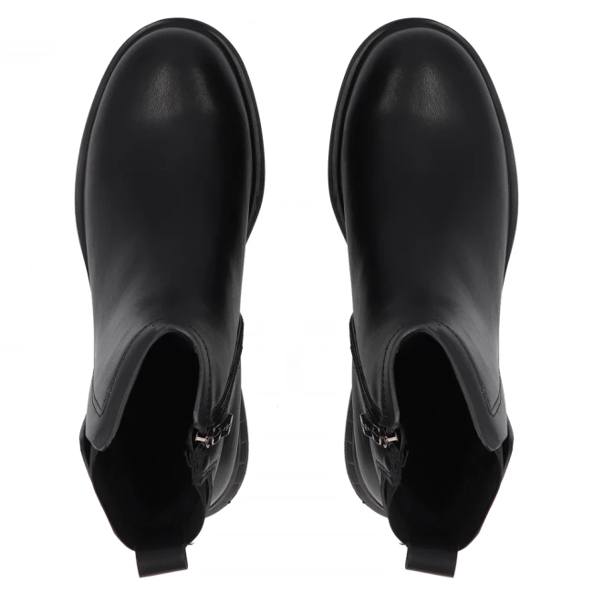 Leather ankle boots Filippo DBT7200/25 BK black