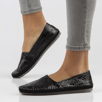 Leather shoes Filippo DP031/22 BK CR black